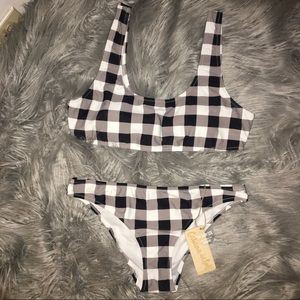 Gingham Bikini 👙 XL top, L bottom 👙